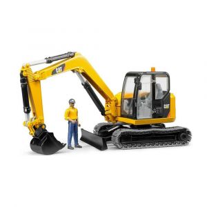 Bruder Toys CAT Mini Excavator with worker