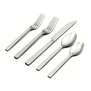 Oneida Chef's Table Hammered 45-Pc Flatware Set, Service For 8, Stainless Steel, Dishwasher Safe