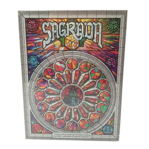 Floodgate Games Sargada Board Game of Dice Drafting & Window Crafting, 1-4 Players, Age 14+