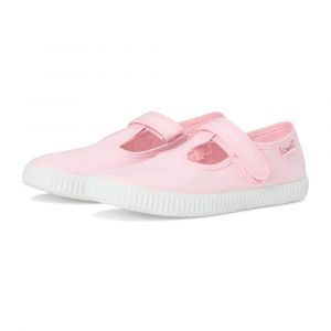 Cienta 50000.03 Pink Velcro T- Strap Shoe, Features Light Padding and Machine Washable Design