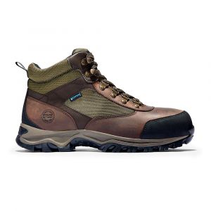 Timberland Men's Keele Ridge Steel Toe Waterproof Work Boot, Premium Nubuck Leather, Slip-Resistant, Brown