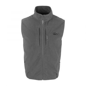 Drake Waterfowl Windproof Layering Vest, Charcoal, Large