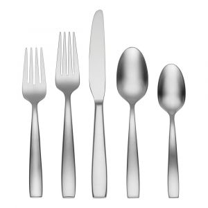Oneida Everdine 20-Piece Everyday Flatware Set, Service For 4, Stainless Steel, Dishwasher Safe, Service for 4