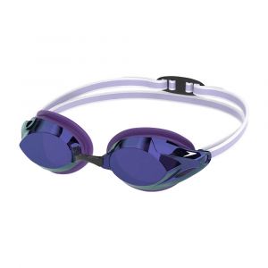 Speedo Women’s Vanquisher 3.0 Mirror Swim Goggles, Enhanced Vision, Anti-Fog, UV Protection, Purple
