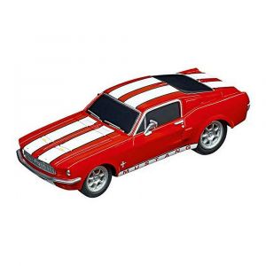 Carrera Go Ford Mustang '67 - Racing Red Sports Car with Red Paint Finish, Scale 1:43, Ages 6 & Up