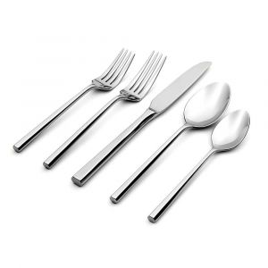 Oneida Diameter 5-Piece Fine Flatware Place Setting, Service For 1, Stainless Steel, Dishwasher Safe