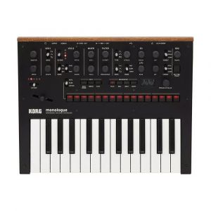 Korg Monologue Monophonic Analog Synthesizer, 25-Key, Programmable, Black, MONOLOGUEBK