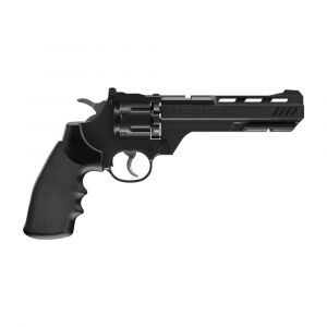 Crosman Vigilante CO2 Air Pistol, Dual Ammo .177 Caliber Pellet and BB Revolver, Black Finish