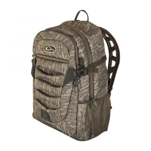 Drake Camo Daypack, Large Mossy Oak Bottomland OSFM, Heavy Duty Hunting Backpack, AD2100-MOB