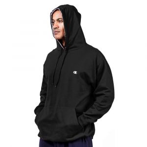 Champion Men's Big & Tall Powerblend Fleece Pullover Hoodie, Soft Warm & Comfortable Fit, Black, 6XL