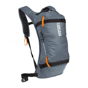 CamelBak Powderhound 12 Hydration Pack, 70oz, Snow Sports Performance Backpack, Grey/Orange