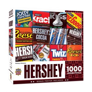 Masterpieces Hershey's Mayhem -1000 Piece Jigsaw Puzzles,  Perfect Gift for Chocolate & Candy Lovers