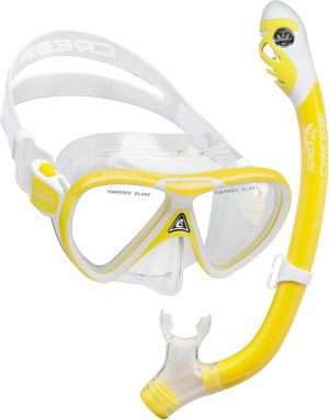 Cressi Pegaso & Iguana Dry (Yellow/White)