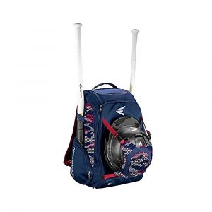 Easton Walk-Off IV Bat & Equipment Backpack with External Helmet Holder, Dual Zipper Design, Stars & Stripes
