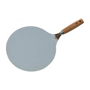Nordic Ware 16.5x10-Inches Round Cake Lifter, Stainless steel with Beechwood handle, Silver