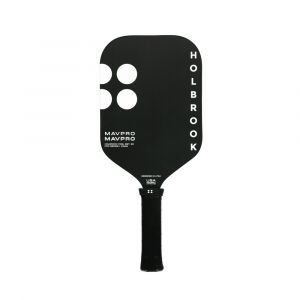 Holbrook Mav Pro 16mm 2.0 Pickleball Paddle, T700 Carbon Fiber & Specialized Comfort Grip, Black