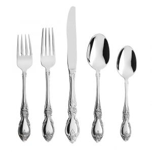 Oneida Louisiana 20-Piece Fine Flatware Set, Service for 4, Stainless Steel, Dishwasher Safe