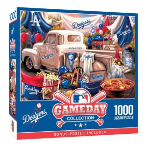MasterPieces Los Angeles Dodgers - Gameday 1000-Piece Jigsaw Puzzle, Bonus Poster Included