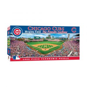 MasterPieces Chicago Cubs - 1000-Piece Panoramic Jigsaw Puzzle, Wrigley Field, Bonus Poster Included