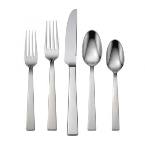 Oneida Aero 20-Pc Fine Flatware Set, Service For 4, Stainless Steel, Mirror Finish, Dishwasher Safe