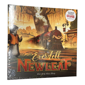 Everdell Newleaf Board Game, Train Station Board Expansion, 1-4 Players, Ages 10+