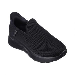 Skechers Men's Slip-ins GO WALK Flex No Hands Shoes, Heel Pillow™ & Ultra Go® cushioned midsole, Black, 10