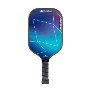 Diadem Rush Pickleball Paddle, Rough Fiberglass Texture & Solid Grip, USAPA Approved, 16 mm Width, Pink