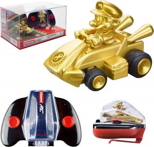 Carrera 2.4GHz Mario Kart™ Mini RC, Mario - Gold, Radio Remote Control Toy Car Vehicle, Ages 6 & Up