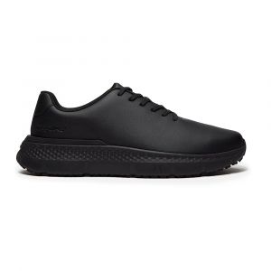 Timberland PRO® Men's Power Shift Slip-Resistant Leather Work Sneaker, Premium Coated Leather Upper, Black