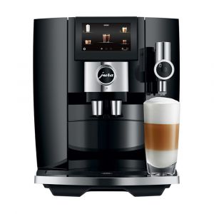 Jura J8 Automatic Coffee Machine, 31 Drink Types, Professional Aroma Grinder 2+, Piano Black, 15557
