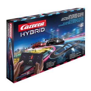 Carrera Highway Challenge Race Set, Slot Car Racing Track System with Electric Controllers