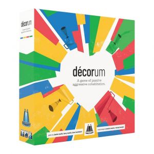 Décorum (Standard Edition) Board Game, Game of Passive Aggressive Cohabitation, 2-4 Players