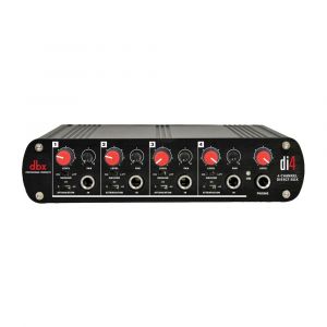 DBX Di4 Active 4-Channel Direct Box, Multi-channel Stereo Line Mixer and Signal Splitter, DBXDI4