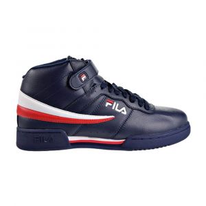 Fila Men's F-13 Fashion Sneakers, Classic Athletic Sport Mid-Top, Fila Navy/White/Red