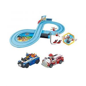 Carrera First PAW PATROL - On the Track Battery-Powered Kids Car Race Set, Chase & Marshall, Ages 3+
