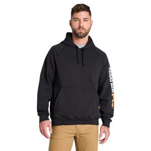 Timberland PRO® Men's Hood Honcho Sport Hoodie, Mid-Weight Fleece, Ribbed Cuffs & Bottom, Black, XXL