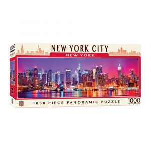 MasterPieces New York City, New York 1000-Piece Panoramic Jigsaw Puzzle, Breathtaking Cityscape