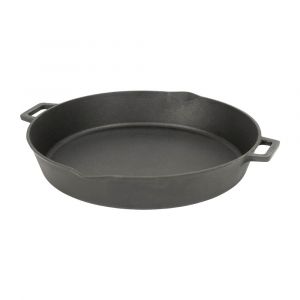 Bayou Classic® 16-Inch Cast Iron Double-Handled Skillet, Oven and Broiler Safe, Great for Use on the Grill