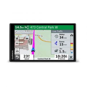 Garmin DriveSmart 65 & Traffic GPS Navigator, 6.95" Display, Voice Assistant, Built-in Wi-Fi