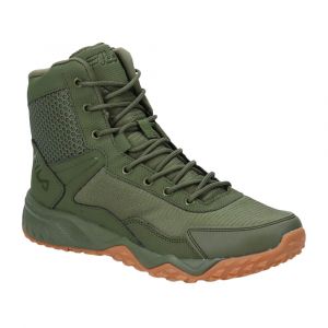Fila Men's Chastizer Military and Tactical Boots, Professional Work Shoes, Chive/Chive/Gum, 10