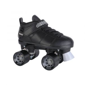 Chicago Men's Bullet Indoor/Outdoor Speed Roller Skates for Racing, 62mm Urethane Wheels, Black, 10