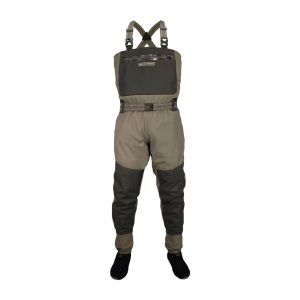 Paramount Outdoors Deep Eddy™ Breathable Stockingfoot Chest Wader, 4-Ply Waterproof Reinforced, XL, Elk