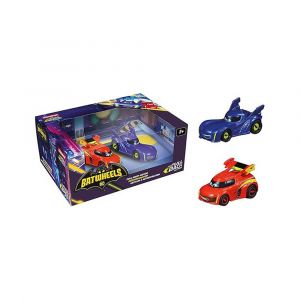 Carrera Pull & Speed Batwheels - Bam vs. RedTwinpack, Pull Back Action, Official Licensed, Ages 3+
