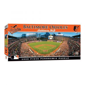 MasterPieces Baltimore Orioles - 1000 Pc Panoramic Jigsaw Puzzle, Camden Yards, Officially Licensed