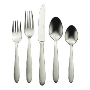 Oneida Mooncrest 65-Piece Flatware Set, Service for 12, Stainless Steel, Dishwasher Safe