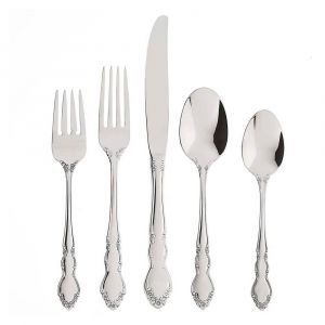Oneida Dover 20-Pc Fine Flatware Set, Service For 4, Stainless Steel, Mirror Finish, Dishwasher Safe