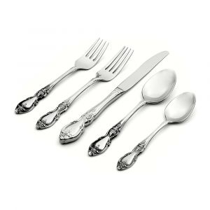 Oneida Louisiana 45-Piece Fine Flatware Set, Service For 8, Stainless Steel, Dishwasher Safe