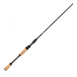 Temple Fork Outfitters 6ft 6in Professional Walleye Spinning Rod, Cork Grip & Black EVA Foam Butt Cap