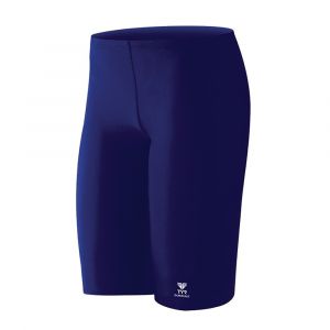 TYR Men's Durafast One® Jammer Swimsuit - Solid, UPF 50+ Protection, 100% Polyester, SDUR7A, Navy, 32
