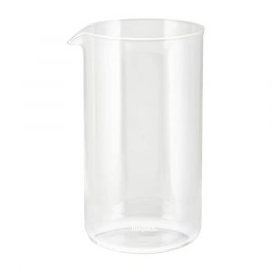 BonJour 8-Cup French Press Replacement Glass Carafe, 32 oz, Heat-Resistant, Universal Design, Clear